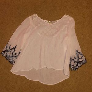 Fig and Flower see through shirt with deatil
